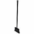 Genuine Joe Plastic Lobby Broom - 36" Handle Length - 36" Overall Length - Blue, Black - 1 Each 1 thumbnail image