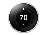 Google™ Nest Programmable Learning Thermostat with Temperature Sensor, 3rd Generation, White 1 thumbnail image