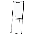 MasterVision® Series Dry-Erase Whiteboard Magnetic Easel With Footbar, 29" x 41", Metal Frame With Black Finish