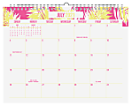 Office Depot® Brand Monthly Academic Wall Calendar, 11" x 8", Tropical Techtopia, July 2021 To June 2022, DX200591-002 1 thumbnail image