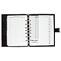 Day-Timer® Traditional Refillable Undated Organizer Starter Set, 9 1/2" x 8 1/16" x 1 3/4", Black/Burgundy 1 thumbnail image