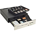 MMF POS Advantage Cash Drawer - 5 Bill - 5 Coin - 3 Media Slot - 3 Lock Position - USB, - Black - 4.6" Height x 18" Width x 16.7" Depth 1 thumbnail image