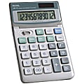 Royal XE 72 Tiltable Display Calculator - Auto Power Off, Dual Power - Battery/Solar Powered - 1.5" x 4.7" x 8.6" - Purple 1 thumbnail image