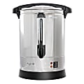 MegaChef 100-Cup Stainless Steel Urn-Style Coffee Maker, Silver