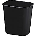 Rubbermaid® Commercial Deskside Wastebaskets, 3.25 Gallons, Black, Set Of 12 Wastebaskets 1 thumbnail image