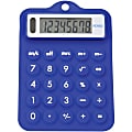 Royal FlexCalc RB102 Simpe Calculator - Dual Power - 0.5" x 3.8" x 5.2" - Blue 1 thumbnail image