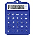 Royal FlexCalc RB102 Simpe Calculator - Dual Power - 0.5" x 3.8" x 5.2" - Blue