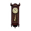 Bedford Clocks Wall Clock, 31”H x 14-1/2”W x 5-1/4”D, Cherry
