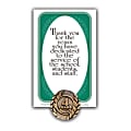 4 Years Of Service Lapel Pin, 5/8", Antiqud Gold