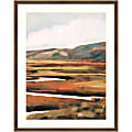 Amanti Art Mountain Field II by Victoria Borges Wood Framed Wall Art Print, 23”W x 29”H, Bronze