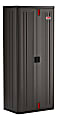 Suncast Commercial HDPE Tall Cabinet, 4 Shelves, Gray 1 thumbnail image