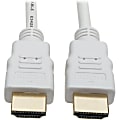 Eaton Tripp Lite Series High-Speed HDMI Cable, Gripping Connectors, 4K @30Hz (M/M), White, 16 ft. (4.88 m) - HDMI  - P568016WH 1 thumbnail image
