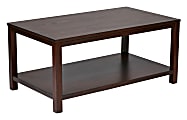 Ave Six Merge Cocktail Table, Rectangular, Mahogany 1 thumbnail image