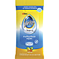 Pledge Multisurface Wipes - For Multi Surface - Pre-moistened, Resealable, Durable, Resealable - White - 25/Pack - 12 / Carton 1 thumbnail image