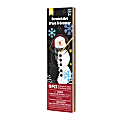 Little Yellow Bicycle Scratch Art Bookmarks, Snowman, Set Of 11 Pieces 1 thumbnail image