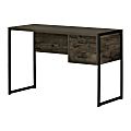 South Shore Mezzy 48"W Computer Desk, Brown Oak