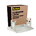 Scotch Cushion Lock Protective Wrap Dispenser, 7-5/16 in x 12 ft, 1 Roll, Honeycomb Packing Paper, Alternative for Bubble Cushion Wrap, Brown