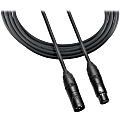 Audio-Technica XLRF - XLRM Balanced Microphone Cable. 20' (6.1 m) Length - 20 ft XLR Audio Cable for Microphone, Audio Device - First End: 1 x XLR Audio - Female - Second End: 1 x XLR Audio - Male - Shielding - Black