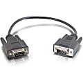 C2G 3ft DB9 M/M Cable - Black - DB-9 Male Serial - DB-9 Male Serial - 3ft - Black 1 thumbnail image