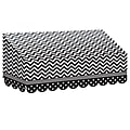 Teacher Created Resources Classroom Awning, 12 1/2"H x 24"W x 8"D, Black/White Chevron/Dots 1 thumbnail image