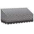 Teacher Created Resources Classroom Awning, 12 1/2"H x 24"W x 8"D, Black/White Chevron/Dots