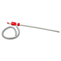 Impact Siphon Drum Pump - 4.6" Width x 45" Length - 6 / Carton - Red, White