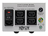 Tripp Lite Isolator Series Dual-Voltage 115/230V 300W 60601-1 Medical-Grade Isolation Transformer, C14 Inlet, 4 C13 Outlets - Transformer - AC 115/230 V - 300 Watt - 300 VA - output connectors: 4 - white