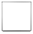 Luxor Magnetic Dry-Erase Whiteboard, 48" x 48", Aluminum Frame With Silver Finish 1 thumbnail image