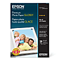 Epson® Premium Glossy Photo Paper, Ledger Size (11" x 17"), Pack Of 20 Sheets