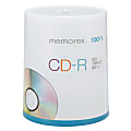 Memorex™ CD-R Recordable Media Spindle, 700MB/80 Minutes, Pack Of 100 1 thumbnail image