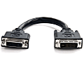 StarTech.com 6in DVI-I Dual Link Digital Analog Port Saver Extension Cable M/F - Extend a DVI-I port by 6in, to prevent unnecessary strain on the port - 6in DVI Male to Female Cable - 6in DVI-I Extension Cable - 6 inch DVI Dual Link Extension Cable