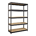 Hirsh® Industries Iron Horse Riveted Steel Shelving, 48"W, Black 1 thumbnail image