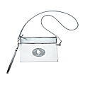 Custom Promotional Game Day Clear Wristlet Pouch, 6" x 8-1/2" 1 thumbnail image