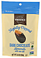 Woodstock Slightly Dipped Almonds, Dark Chocolate With Sea Salt, 3.5 Oz, Total Qty 8 1 thumbnail image