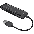 Manhattan USB-A Multi-Card Reader/Writer, 480 Mbps (USB 2.0), 79-in-1, Slim, Hi-Speed USB, Windows or Mac, Black, Three Year Warranty, Blister 1 thumbnail image