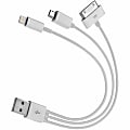 4XEM Apple® USB To 30-Pin/Lightning/Micro USB Cable