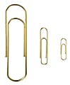 Office Depot® Brand Paper Clips, Big, Gold, Pack Of 5