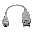 StarTech.com 6in Mini USB 2.0 Cable, A to Mini B, USB2HABM6IN 1 thumbnail image