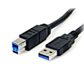 StarTech.com 10 ft Black SuperSpeed USB 3.0 (5Gbps) Cable A to B - M/M - Connect to your external solutions and transfer data at 10x the speed of USB 2.0 1 thumbnail image