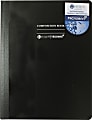 U Style Antimicrobial 1 Subject Notebook With Microban® Antimicrobial Protection, 7.5" x 9.75", Wide Ruled, 100 Sheets (200 Pages), Black