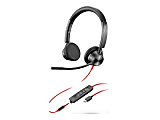 Poly Blackwire 3325 USB-A Headset - Stereo - Mini-phone (3.5mm), USB Type A - Wired - 32 Ohm - 20 Hz - 76J20AA 1 thumbnail image