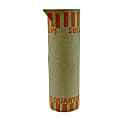 PAP-R Tubular Coin Wrappers - Total $10 in 40 Coins of 25¢ Denomination - Heavy Duty, Burst Resistant - Kraft - Orange 1 thumbnail image