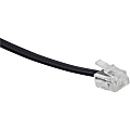 PowerGear Telephone Line Cord, 25', Black, 76580