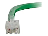 C2G-15ft Cat6 Non-Booted Unshielded (UTP) Network Patch Cable - Green - Category 6 for Network Device - RJ-45 Male - RJ-45 Male - 15ft - Green