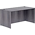 Lorell® Essentials 60"W Computer Desk, Weathered Charcoal 1 thumbnail image