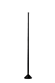 Adesso® Simplee Cole Color-Changing LED Floor Lamp, 58"H, Matte Black