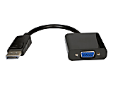 QVS DisplayPort Male to VGA Female Digital Video Adaptor - 1x 20-pin DisplayPort DisplayPort 1.1a Digital Audio/Video Male - DPVGAMF 1 thumbnail image