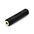 StarTech.com 3.5 mm to 3.5 mm Audio Coupler - Female to Female - Join Two Stereo Audio Cables Together to Make a Longer Cable 1 thumbnail image