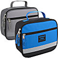 Trailmaker Lunch Boxes, 4" x 9" x 7-1/4", Gray/Blue, Pack Of 24 Boxes 1 thumbnail image