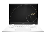 MSI A11MT-020 13.4" Touchscreen 2 in 1 Notebook - Full HD Plus - 1920 x 1200 - Intel Core i7 (11th Gen) i7-1185G7 1.20 GHz - 32 GB RAM - 1 TB SSD - Pure White - Windows 10 Pro - Intel Iris Xe Graphics - 20 Hour Battery 1 thumbnail image